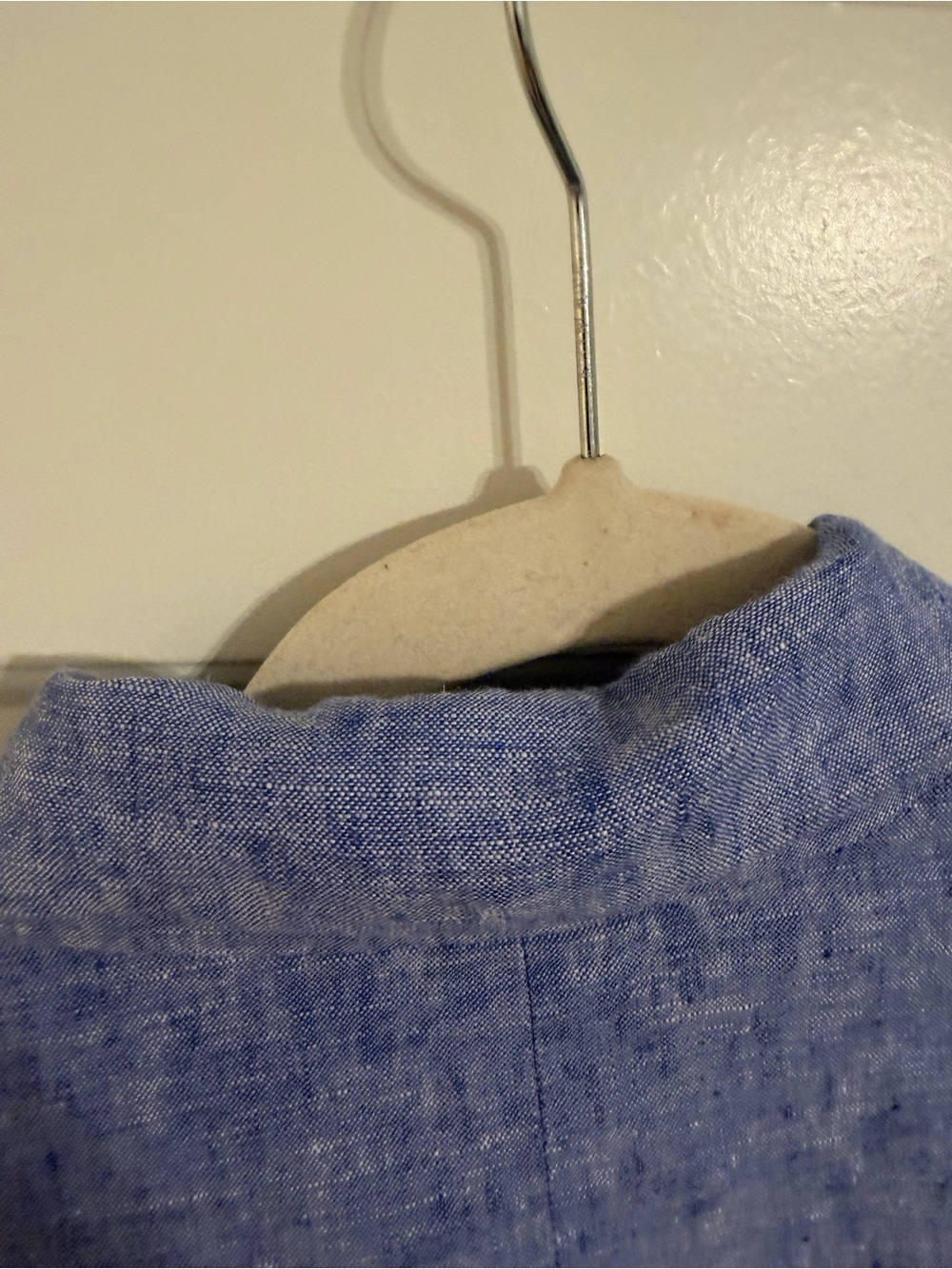 Talbots Light Blue Linen-Blend Notch Lapel Blazer - Picture 7 of 11